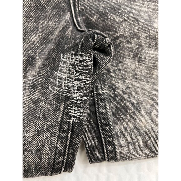 NWOT Sandro Lone Acid Washed Straight Leg Jeans Distressed Black Size 10… - Picture 8 of 16